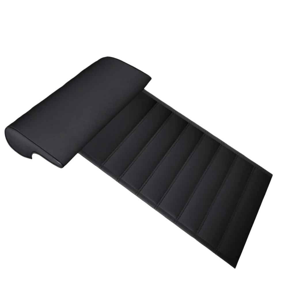 

Новая универсальная удлинительная накладка для автомобильного сиденья, удобная набивка из искусственной кожи, поддержка ног автомобиля, простая в установке удлинитель для ног для подставки для ног