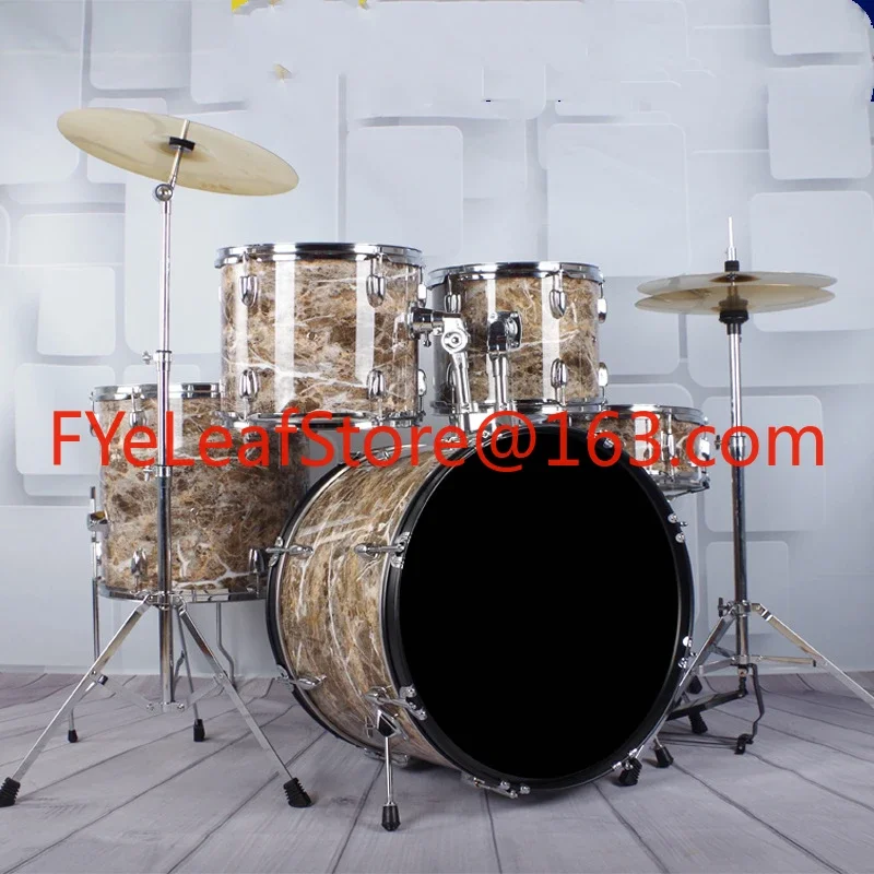 High quality 5 pieces for 1 set drum musical instruments professional drum set child