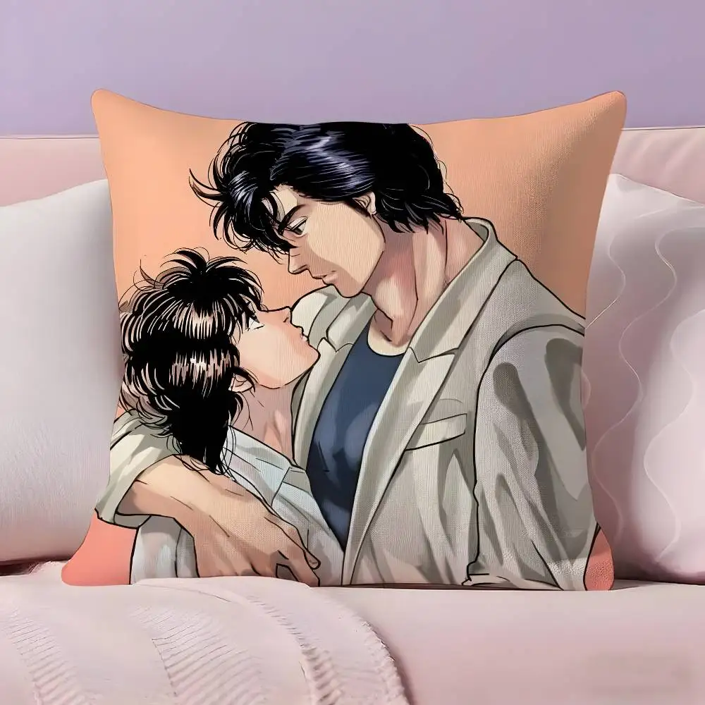 C-city Hunter P-PRIVATE EYES كيس وسادة كيس وسادة فائق النعومة صديق للبشرة نسيج سحابة مثل الراحة وسحاب مخفي