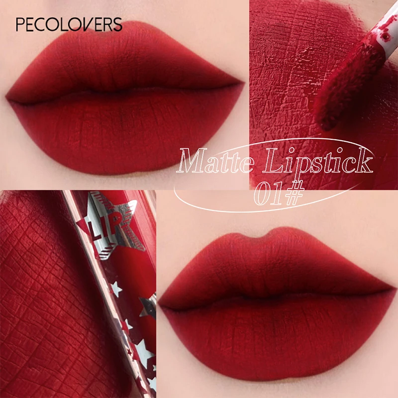 Matte Hydrating Lip Gloss Super Sexy Waterproof Liquid Lipstick Velvet Beauty Pink Red Lip Makeup Women Cosmetics New