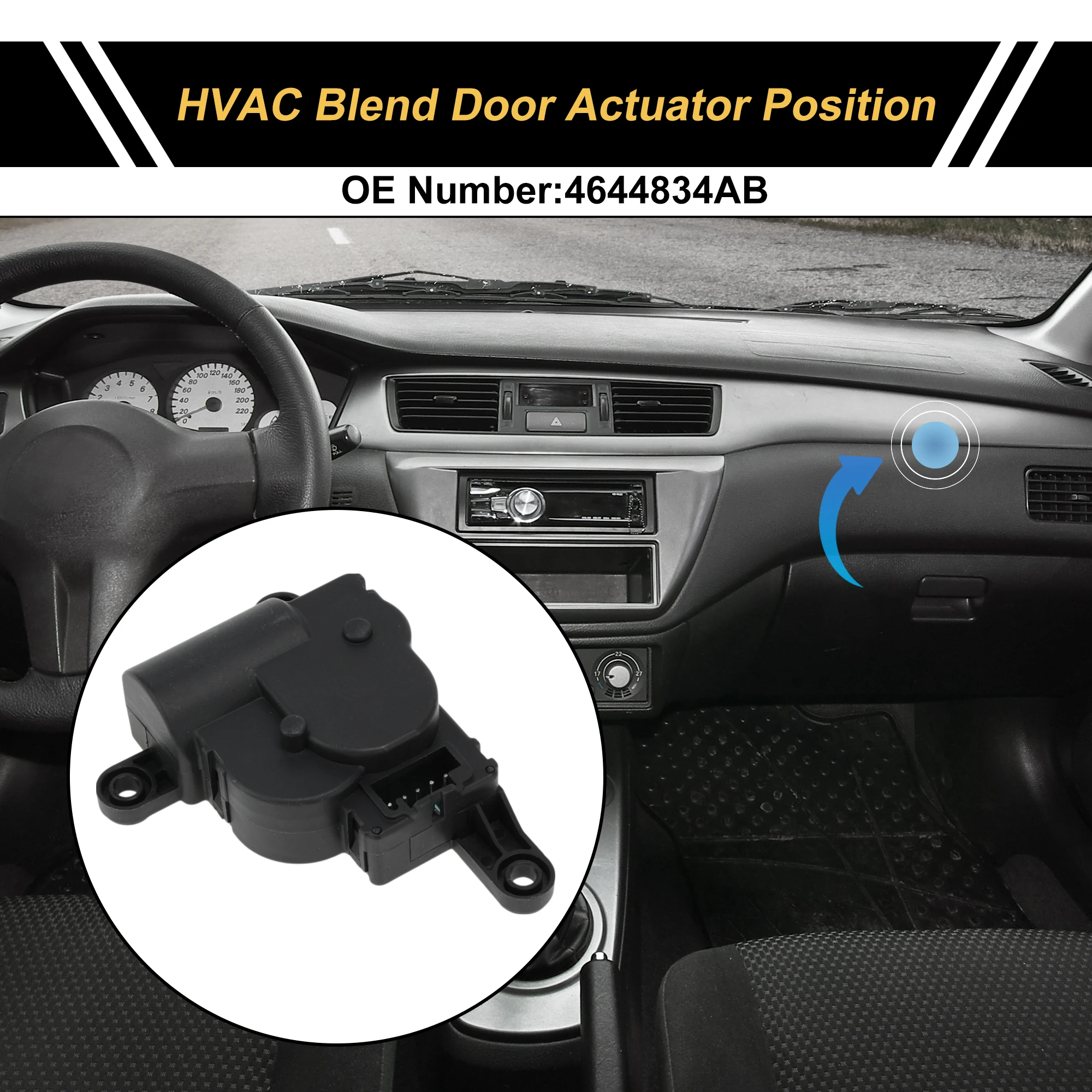 

UXCELL HVAC Heater Blend Door Actuator for Chrysler Sebring 1997-2000 No.4644834AB