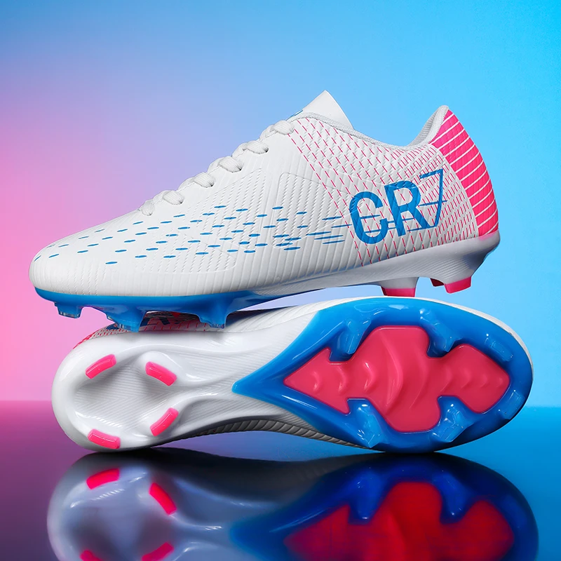 

New Men Professional Football Boots Soccer Shoes Ultralight Breathable Unisex Match Training Grass Cleats Indoor Futsal Non-Slip