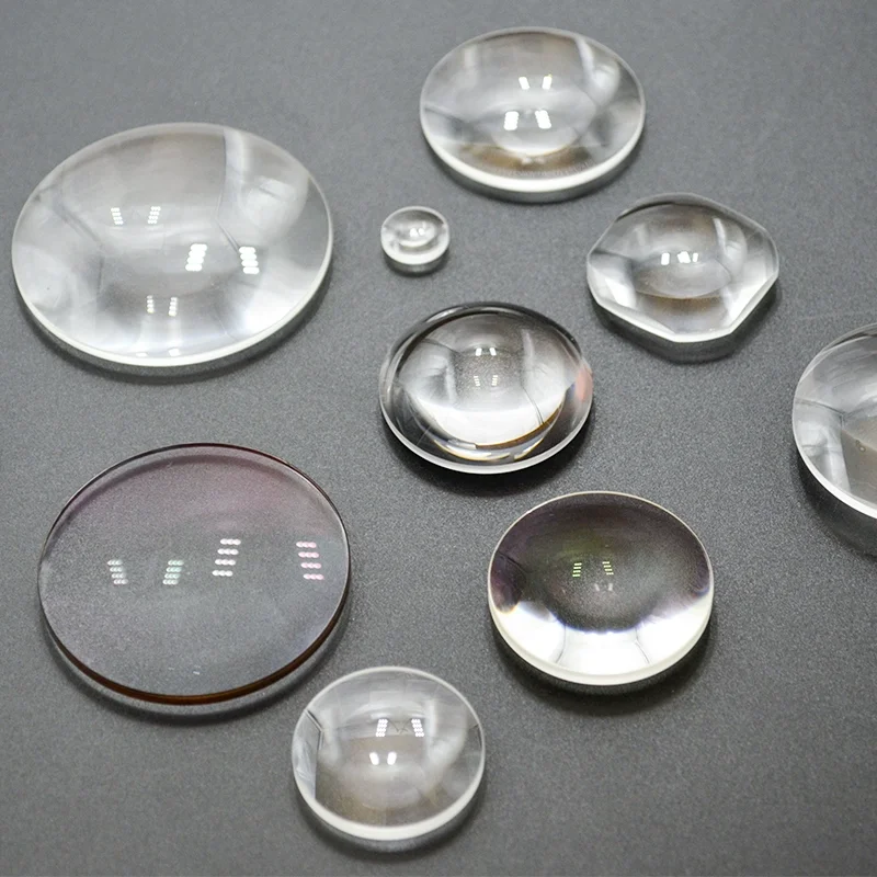 19mm 23mm 30mm 42mm 45mm 50mm K9 Optical Glass Double Convex Biconvex Lens Focal Length 20 30 50 70 100 150 200 300MM