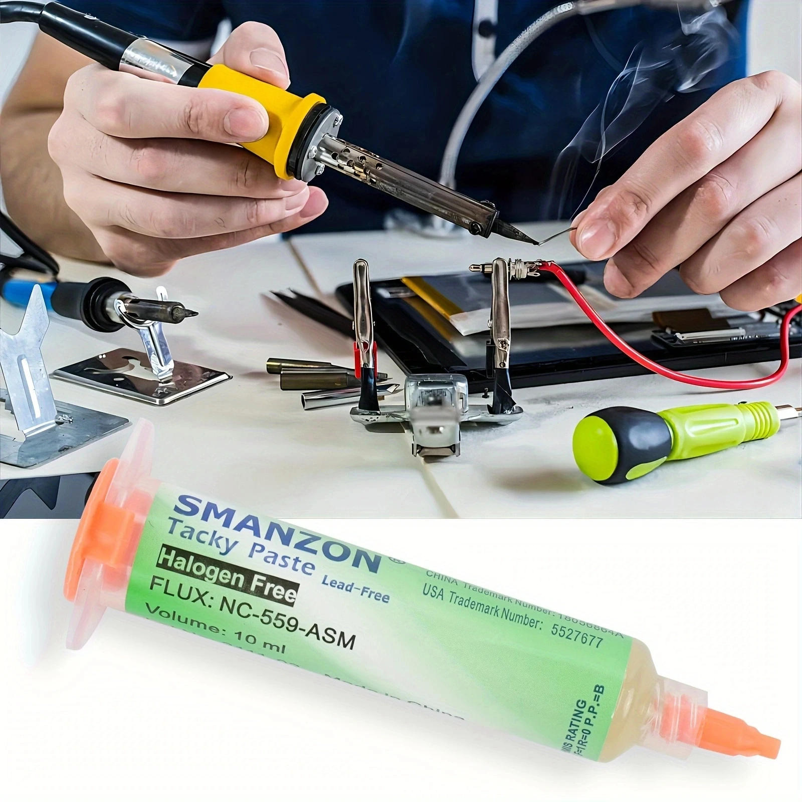 Original Flux NC-559-ASM BGA PCB No-Clean Advanced Oil Flux 10cc Reparaturwerkzeug – Detail 7