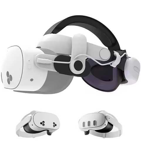for Oculus/Meta Quest 3 and Meta Quest 3s Battery head strap VR Accessory Extended Playtime Adjustable Comfort Design