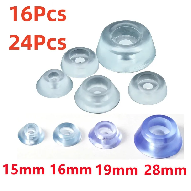 

Transparent Silicone Furniture Leg Mat Non-slip Sofa Foot Covers Wear-resistant Silent Feet Pads for Furniture Cabinet Feet Cup