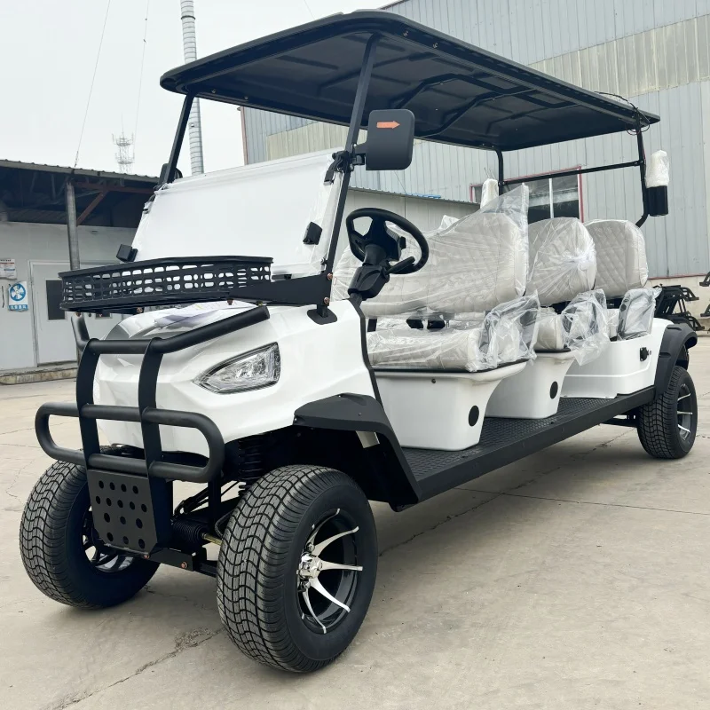 2024 Latest 2+4 Seater Electric Golf Cart with Lithium Battery Wholesale and Retail