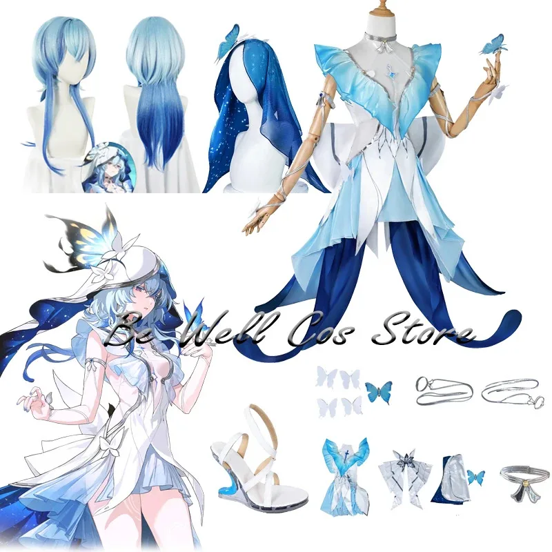

Anime Game Wuthering Waves The Shorekeeper Cosplay Costume Full Set Dress Outfits BLACK SHORES For Women Girls Halloween Shoes