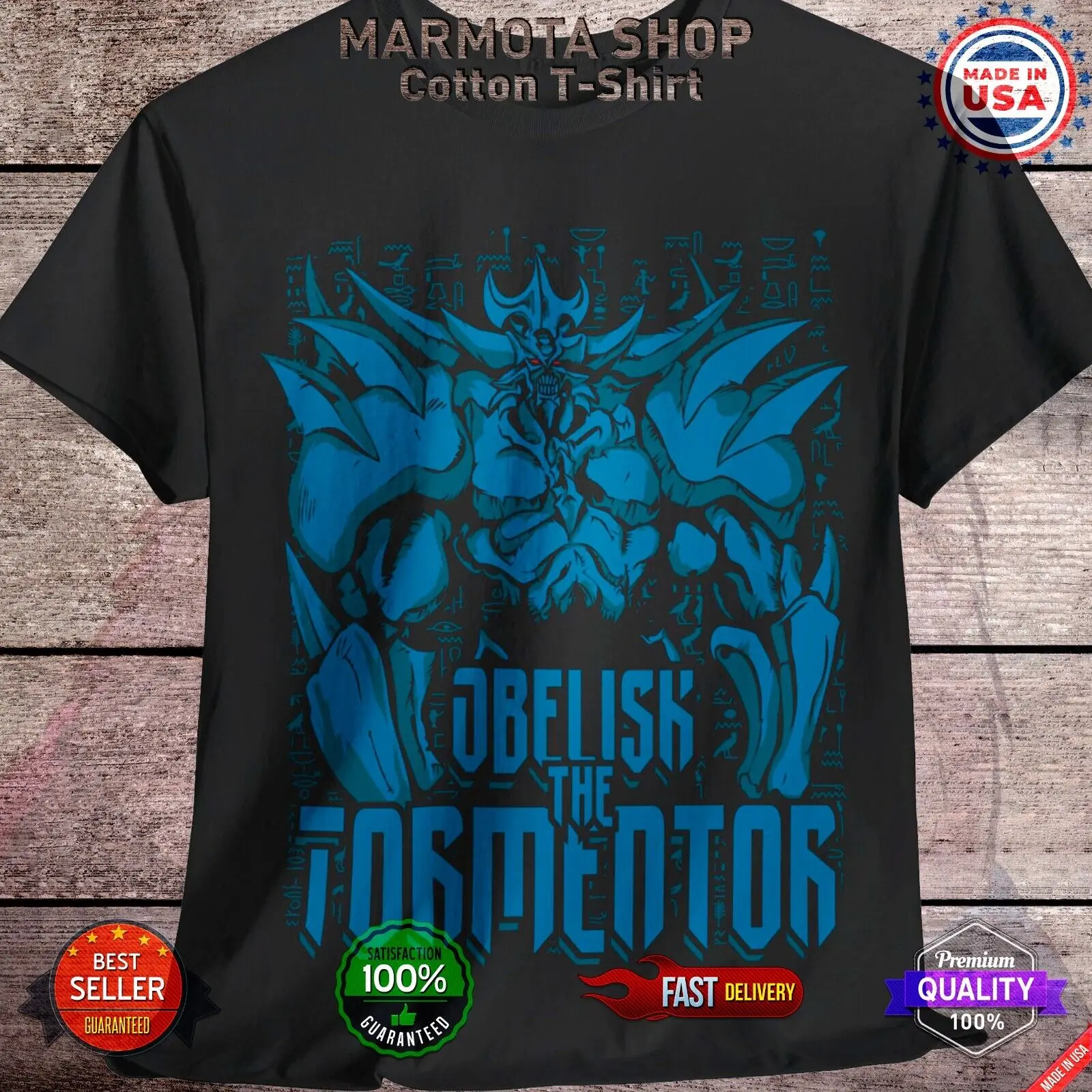 

Obelisk Yu-Gi-Oh T-Shirt The Tormentor Anime Soft Tee Shirt Kaiba All Sizes YGO