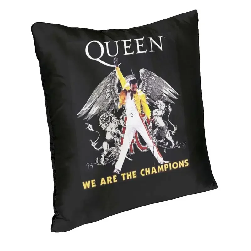 Freddie Mercury Cushion Cover 40x40cm Rock Music Soft Cute Pillows for Car Sofa
