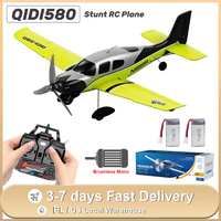 QIDI580 2.4G Stunt Glider RC Plane 4CH Remote Control Brushless Aircraft EPP Foam Fixed Wing Airplane Model Toys for Children