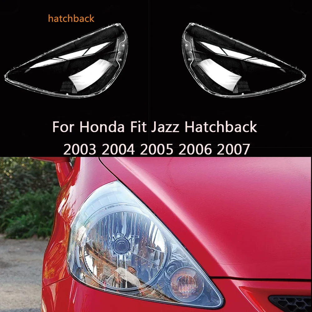 Dla Honda Fit Jazz Hatchback 2003 2004 2005 2006 2007 przednia osłona reflektora samochodowego klosz lampy