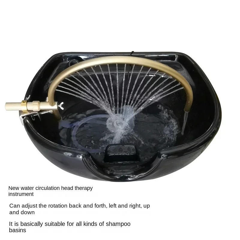 New salon  hair salon flushing bed, mobile tea bran water circulation head therapy device, flushing hair washing bed