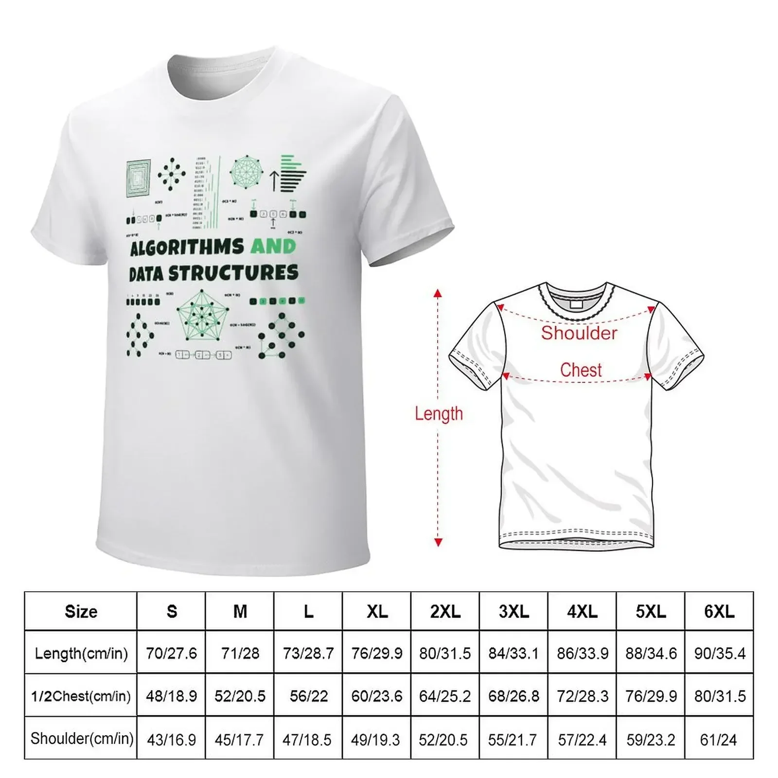 Algorithms and Data Structures T-shirt blacks heavyweights T-shirt men