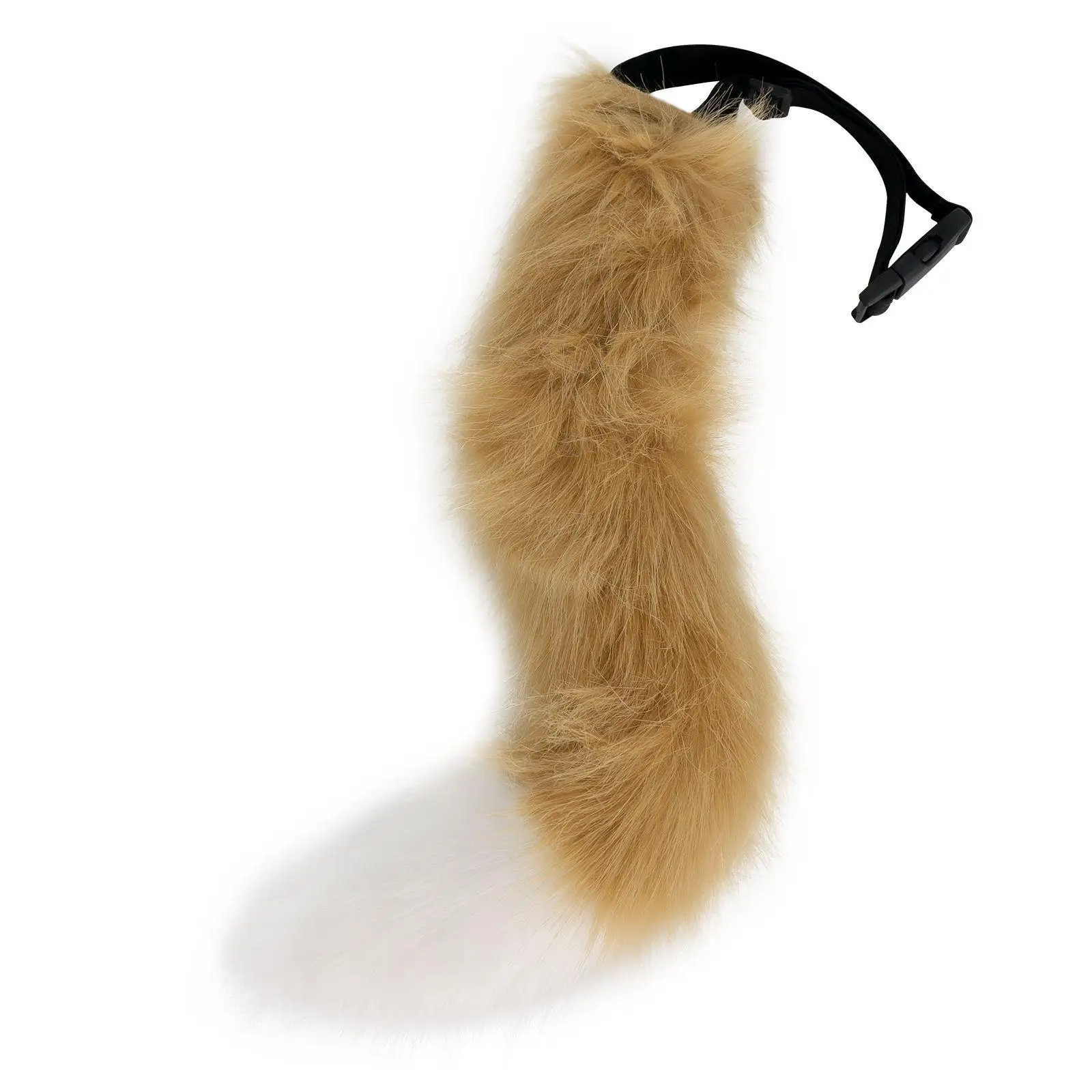 Soft Synthetic Hair Tail with Waist Strap Soft Cosplay Animal Tail Comfortable Cute for Cosplayers, Themed Parties
