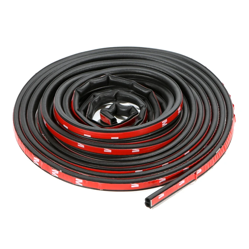 Car Soundproof Sealing Strip Auto Door Rubber Seal Strip Anti-collision Anti-scratch Sound Insulation Weatherstrip Car Supplies