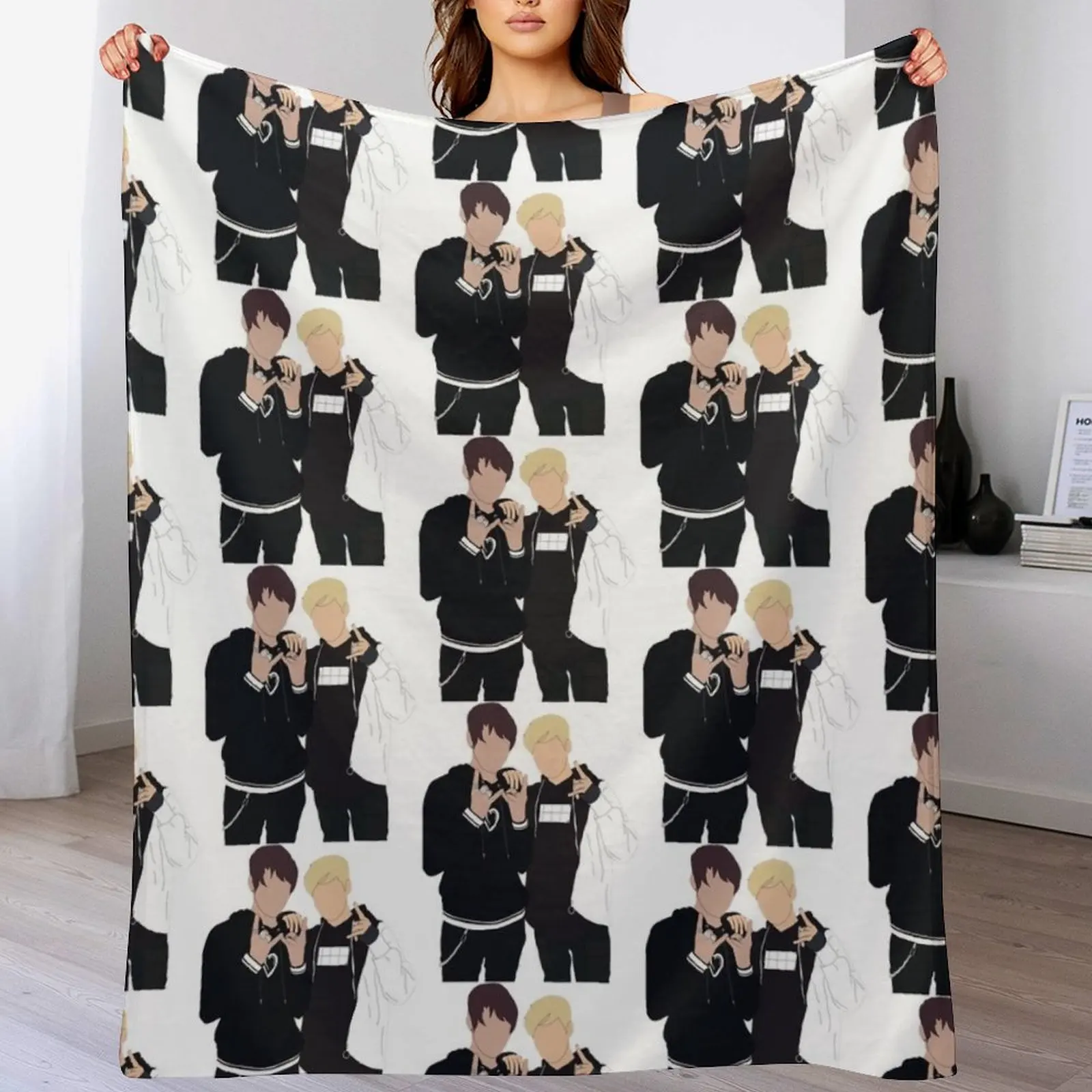 Sam _amp_ Colby Throw Blanket