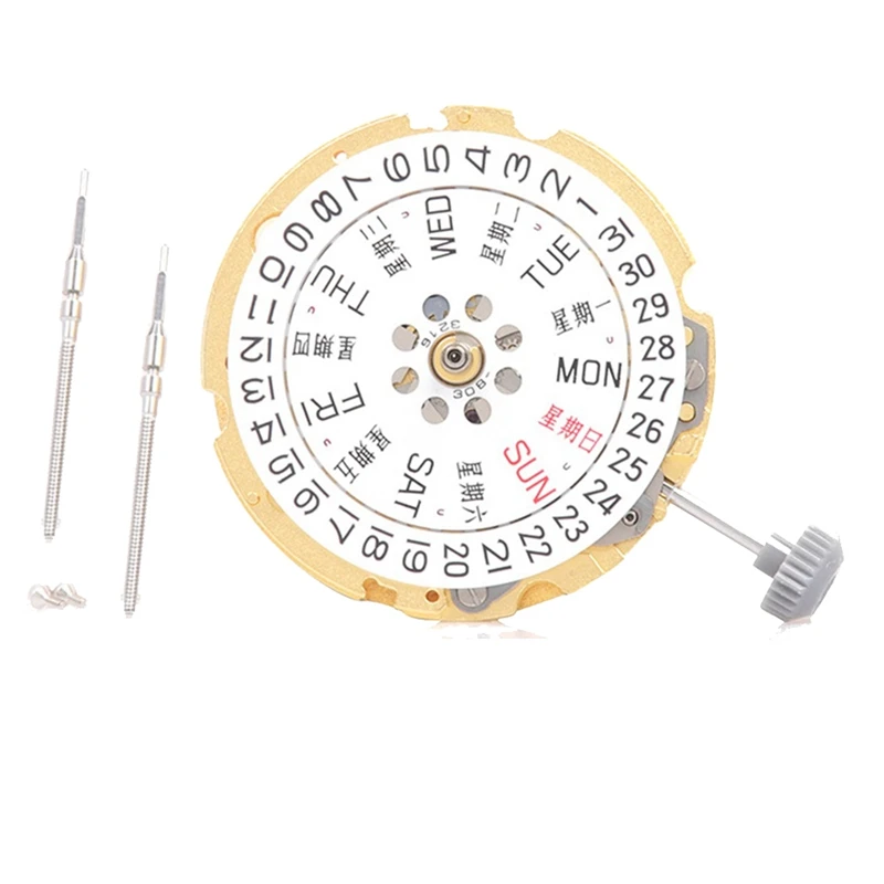 

8200 Movement Watch Movement Automatic 21 Jewels Gold Double Calendar Watch Repair Accessories