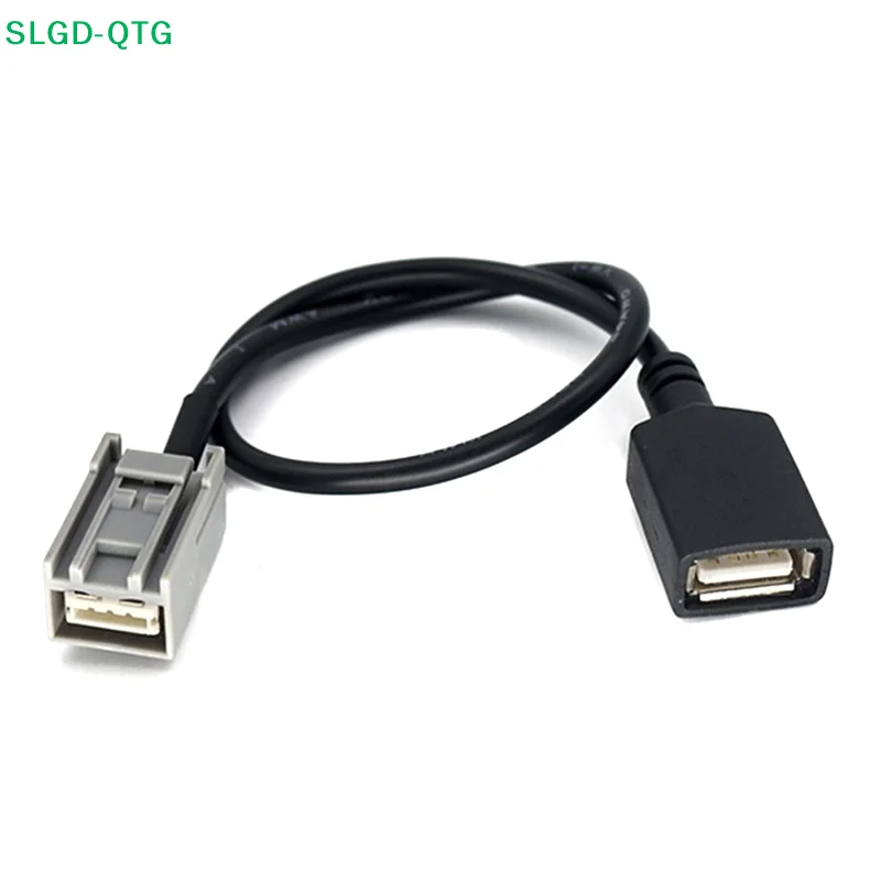 Hot！USB CABLE ADAPTER AUX 2008 Onwards For CIVIC JAZZ/CR-V ACCORD/CR-Z 09-13 MP3