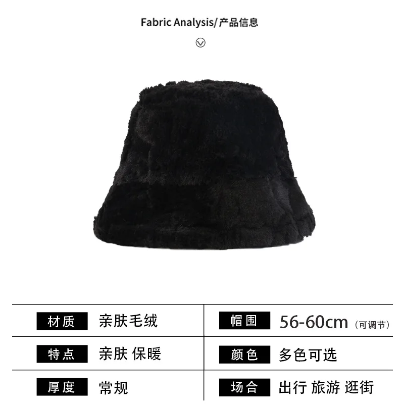 Winter Female All-Matching Warm Bucket Fashion Sun-Proof Student Ear Cold Protection Hat Online Influencer Re