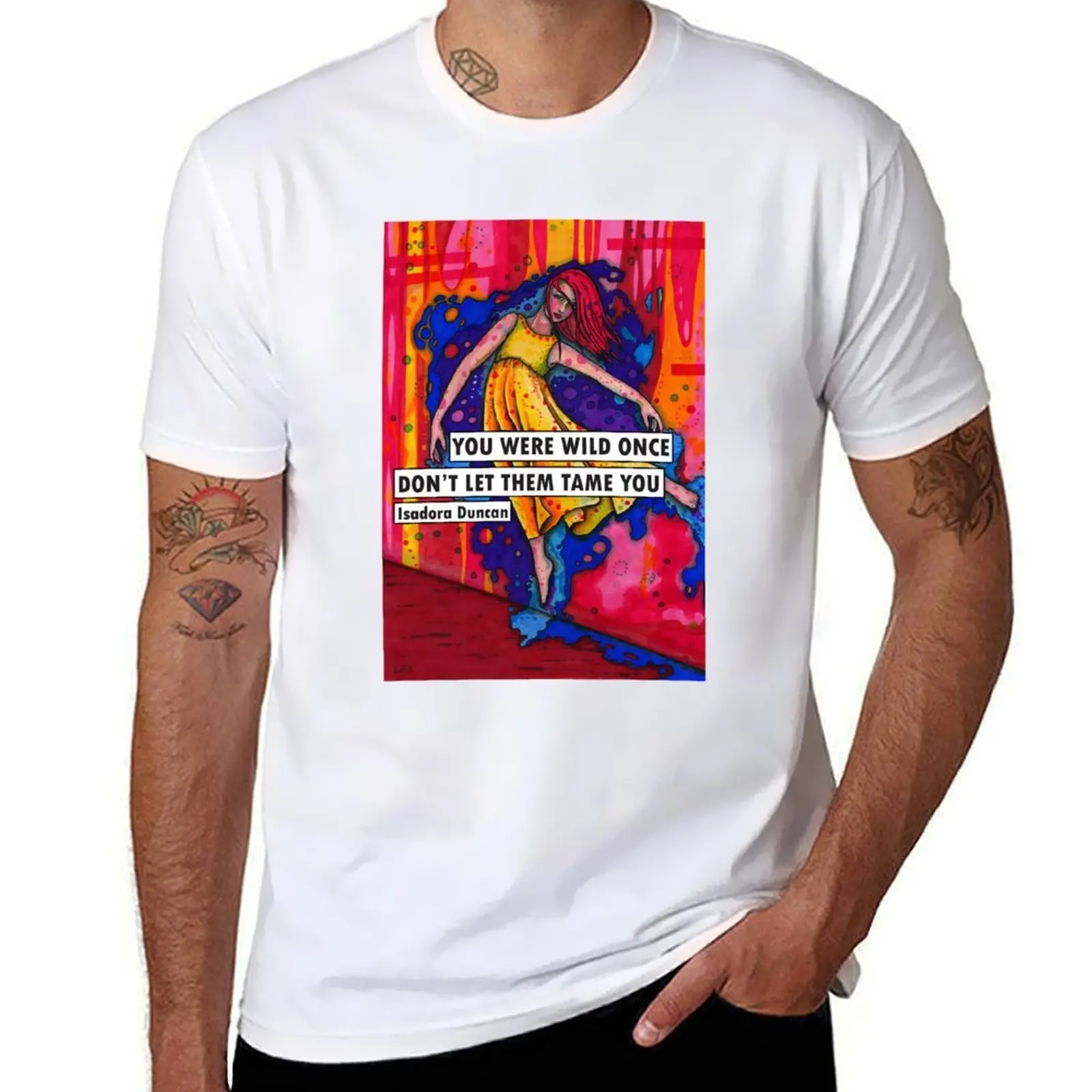 

Isadora Duncan T-Shirt man t shirt cotton men t shirt cotton 100% T-Shirt
