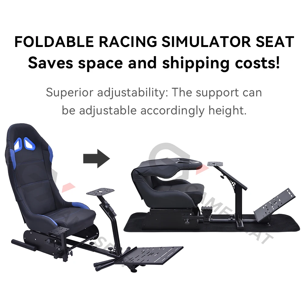 GY027 Advanced Racing Simulator Seat Car Driving Racing Simulator Play Gaming Sim Cockpit With Gear Shift Mount