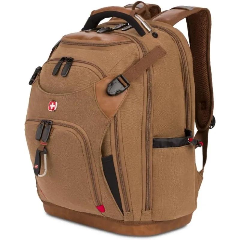 

Tool Bag Backpack, Fits Up to 17-Inch Laptop, Work Pack PRO, Brown Canvas