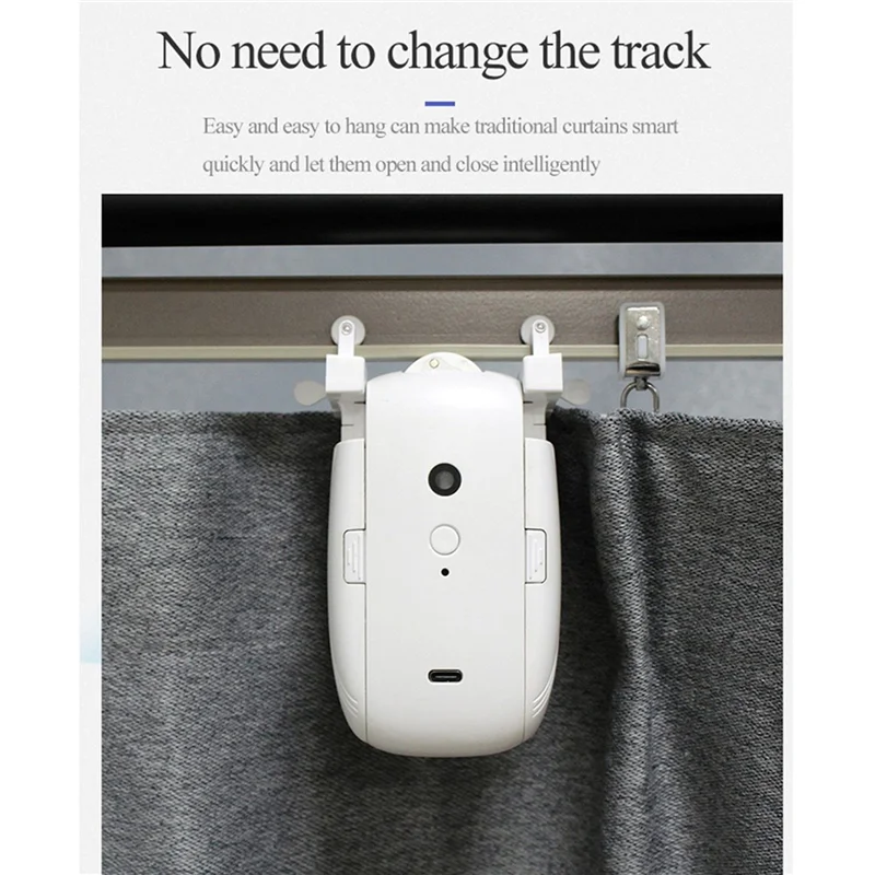 

A99E-2X Tuya мотор для штор для T U Track WIFI Tuya автоматический открытый умный электрический робот для штор приложение голосовое управление Alexa