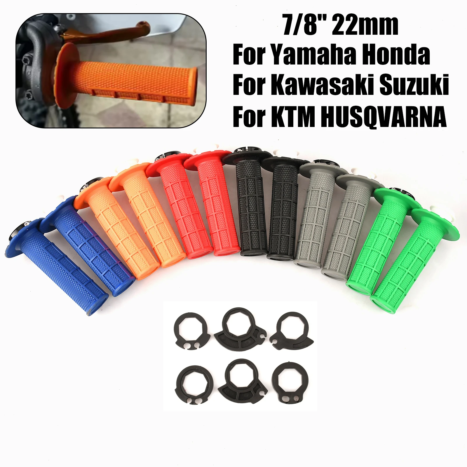 Motorcycle Universal Grips 7/8