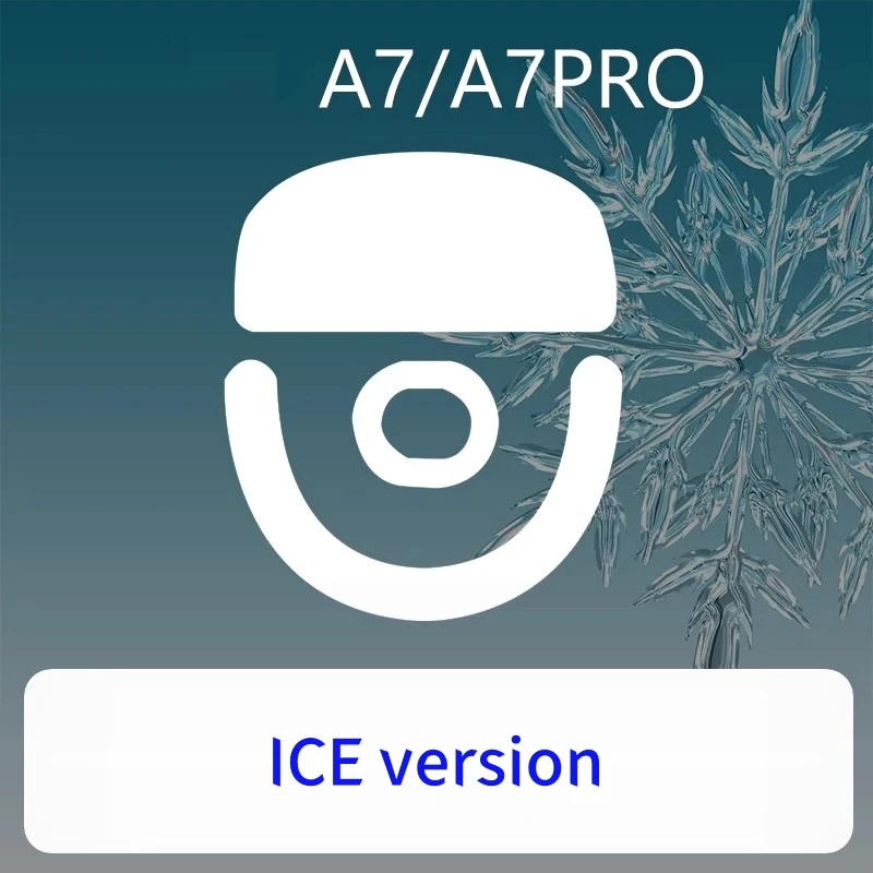 1 zestaw ultralekkich łyżworolek do myszy MCHOSE A7 A7 PRO Stopki tłumika do kontroli prędkości hamulca Wersja ICE Myszy ślizga się Stopy PTFE
