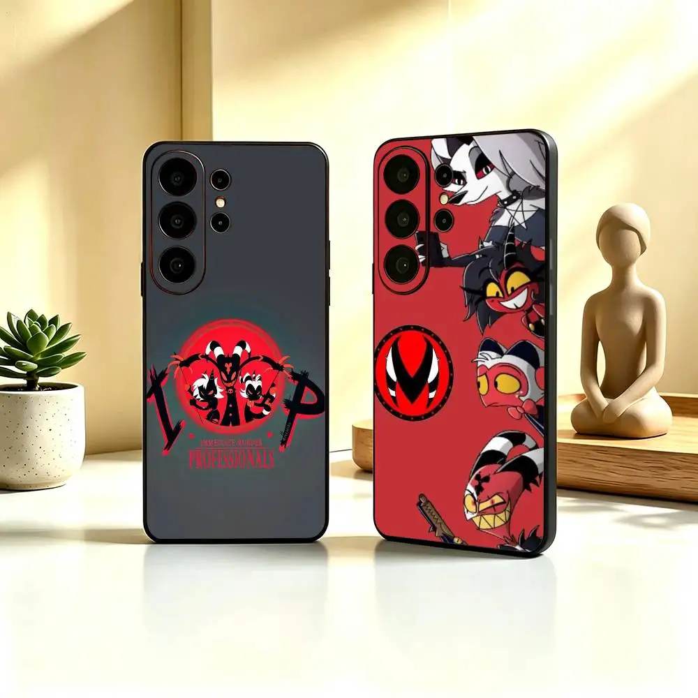 Blitzo H-Helluva Boss Devil funny Basic Phone Case For Samsung S26,25,24,21,22,20,10,9,8,7,Ultra,Plus, Fe, Lite Cover