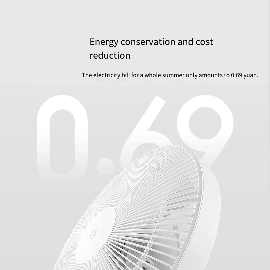 Xiaomi Mijia สมาร์ท Dc พัดลมอินเวอร์เตอร์ 1x รุ่นอัพเกรดสําหรับ Home Cooler House ชั้นเครื่องปรับอากาศแบบพกพาธรรมชาติพัดลมยืน