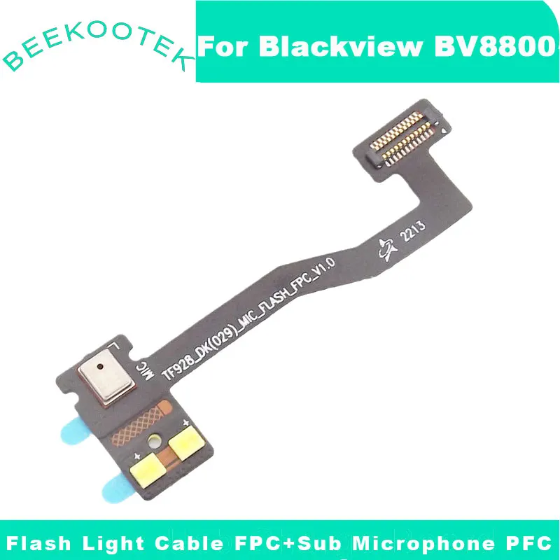 

New Original Blackview BV8800 Flash Light Cable+Sub Microphone PFC Repair Replacement Accessories Parts For Blackview BV8800