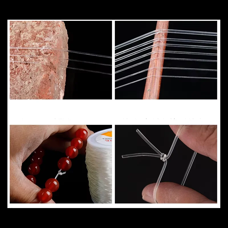 0.4-1.0mm Elastic Crystal Jewelry Cord Beading String Strong Stretchy Thread Cords for DIY Necklace Bracelet Jewelry Making - view 3