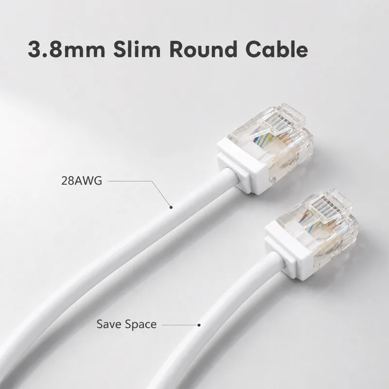 1/5/10Pcs CAT6A Slim RJ45 UTP Network Cord 10Gbps Cat6A Patch Cable for NAS PS5 Patch Panel to Switch Flexiable Cat6a 10/20/30CM