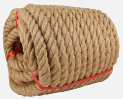 8/10/14mm 5-30M Natural Jute Rope Twine Rolls Rope Hemp Twisted Cord Macrame String Pet Scratching Handmade DIY Craft Decoration