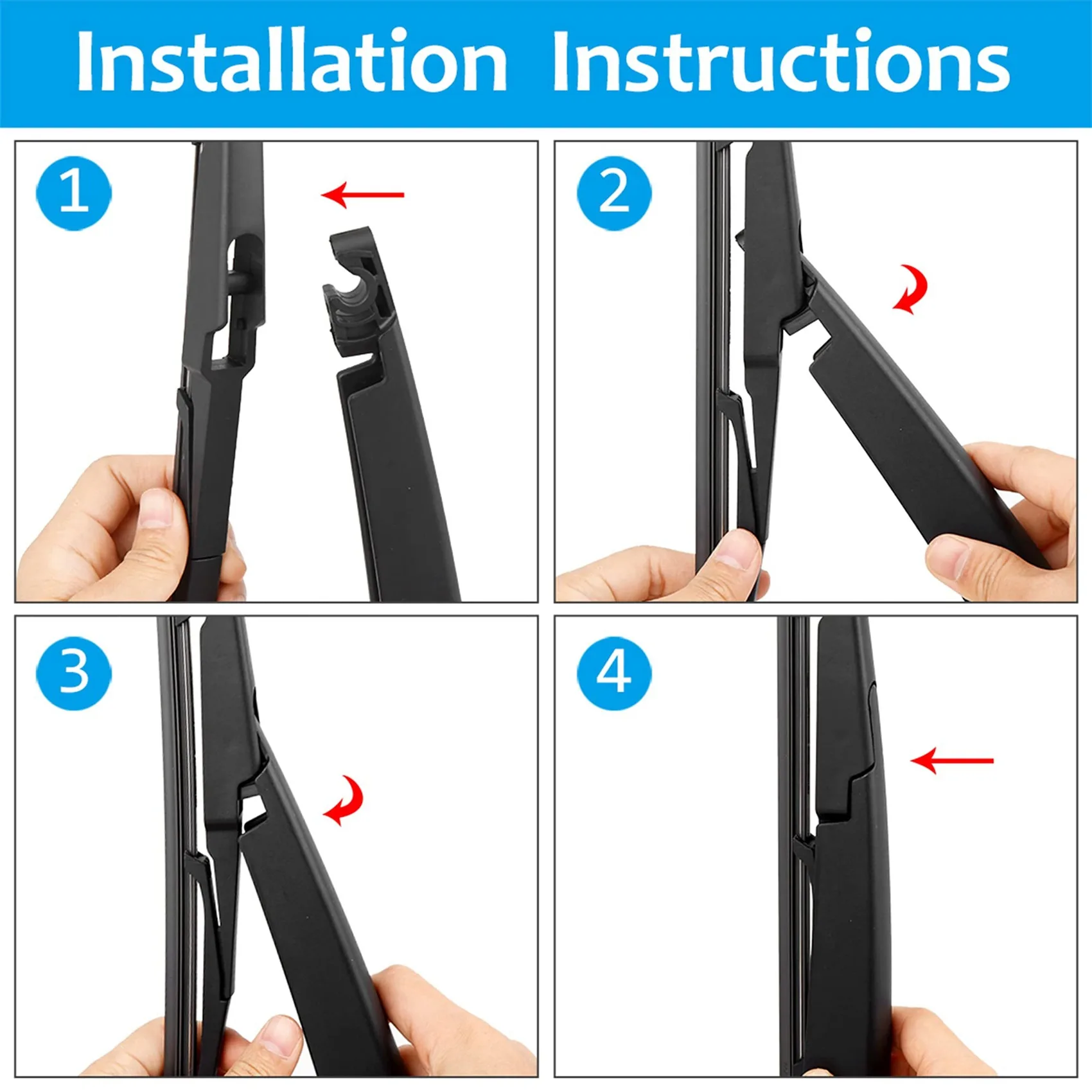 ชุดแขนกระจกหลังใบปัดน้ำฝน288มม. สำหรับ Kia CARENS Sportage สำหรับ Hyundai I10สำหรับ Kia CARENS Sorento Sportage