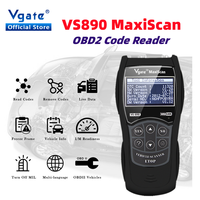 2024 Newest Versions Vgate VS 890 OBD2 Diagnostic Scanner VS890 SCAN Tool VS 890 CAN-BUS Multi-Languages OBD 2 Car Code Reader