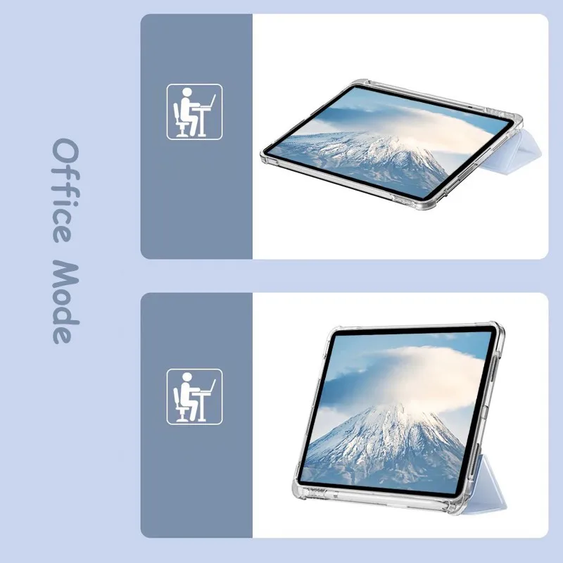 Transparent TPU Case For Samsung Galaxy Tab A9 8.7inch SM-X110 SM-X115 S10 FE 10.9 SM-X520 X526B S10 S9 FE S7 S8 A9 Plus S6 Lite