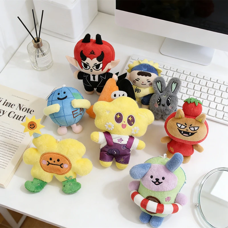Thailand GMMTV CP Plüsch-Schlüsselanhänger Cartoon Niedlicher Anhänger mit PP-Baumwollfüllung JAIDEE BABII WIN ForceBook AouBoom Fans Sammlerstück Geschenk