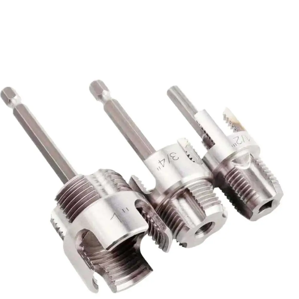 Durable Carbon Steel Pipe Threader Integrated Manual Die For PPR Water Pipes Plumbing Repair Fitting Installation Tool Set