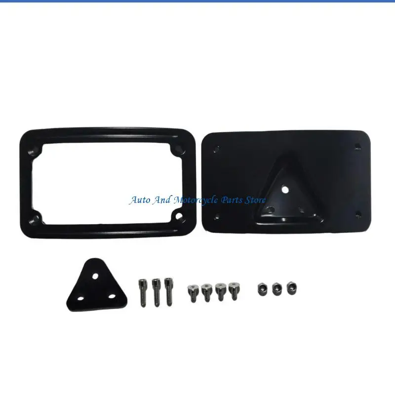 P9FD Motorcycle License Plate Holder Support Bracket for Personalization Improved Aesthetic Appeal Long Lasting Use