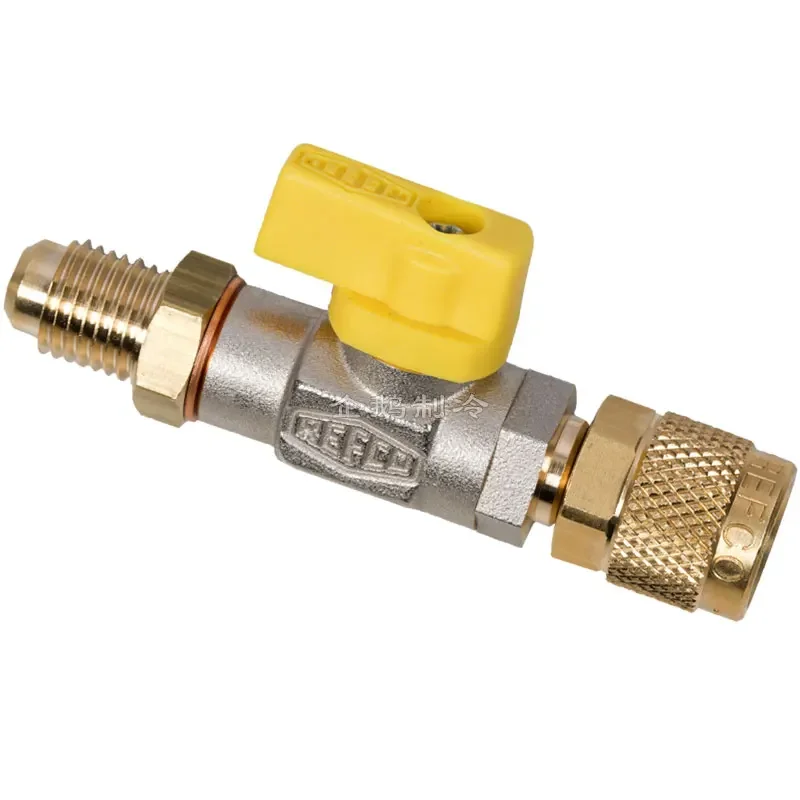 1/4 Inch Internal To External Joint Connection for Refrigeration and Air Conditioning, Small Manual Ball Valve