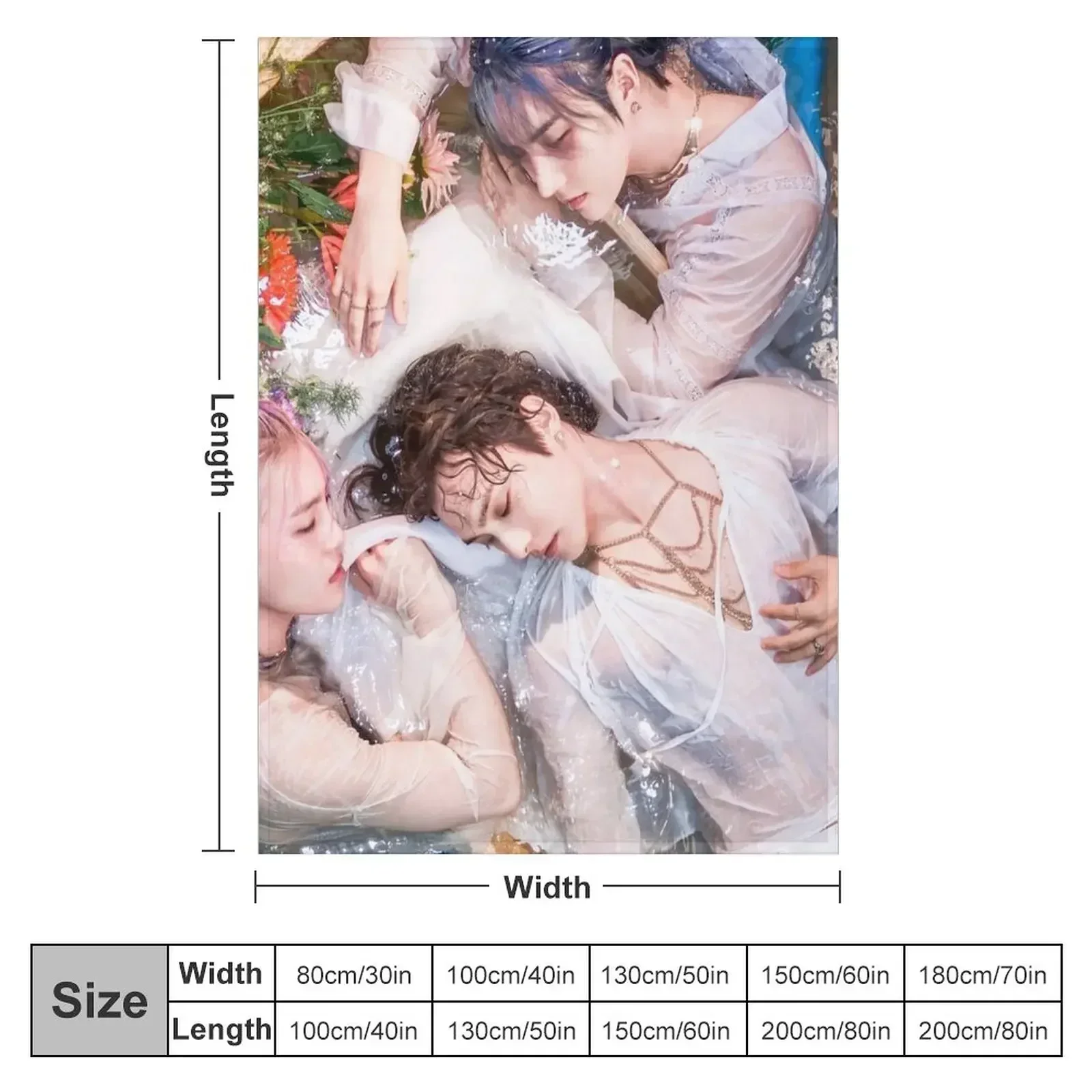 DONGHUN, JUN, WOW A.C.E Higher Throw Blanket couch cozy soft plush fuzzy picnic outdoor blanket