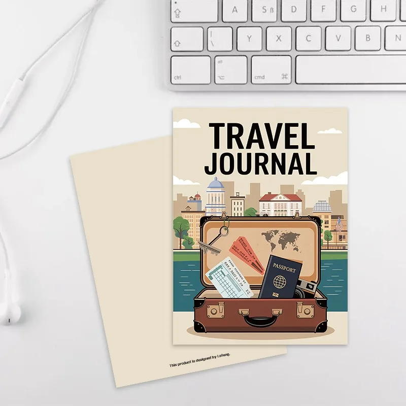 Travel Journal Notebook Holiday Trip Planner Digital Travel Log Vacation Itinerary Record Organizer Book