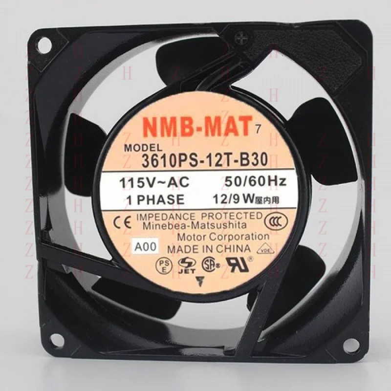 

XXZ для NMB 3610PS-12T-B30 9 см 115 В 12/9 Вт устойчивый к высоким температурам охлаждающий вентилятор для шкафа