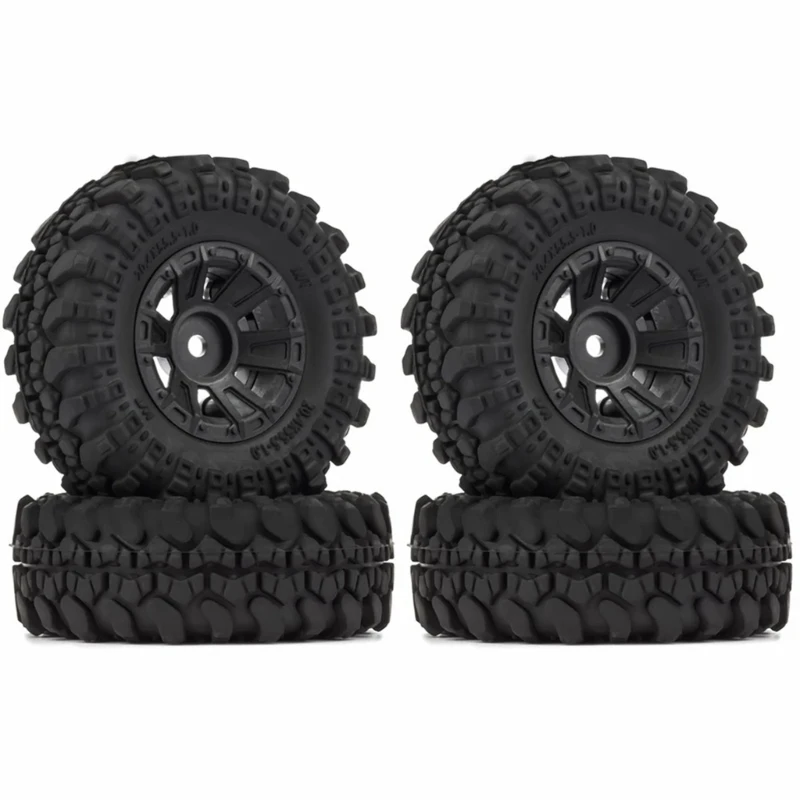 

Heavy Duty Plastic Replacement Tires 50mm Enhances Durability Secure Fit No Tools Required Suitable for SCX24 Models 15UB