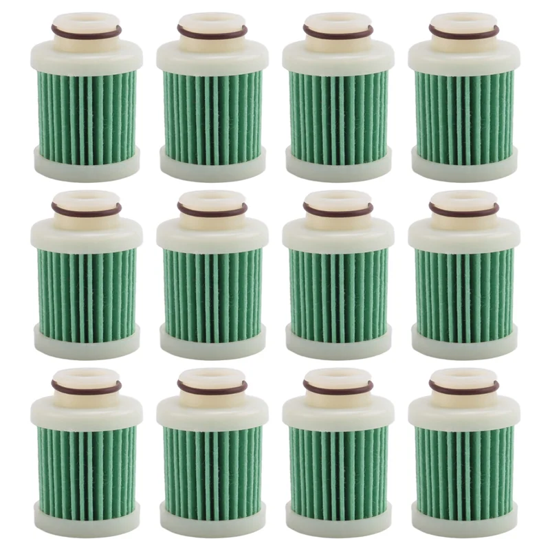 12Pcs 40-115Hp 4-Stroke Fuel Filter For Yamaha F40A F50 T50 F60 T60 Engine Marine Outboard Filter 6D8-WS24A-00-A97E