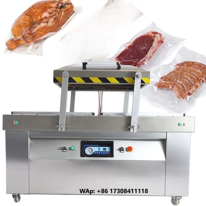 DZ700 DZ800 DZ9002SC DZ1000 Double Chamber Vacuum Packing Machine 800mm Industrial Food Vacuum Sealer New Industrial Packaging
