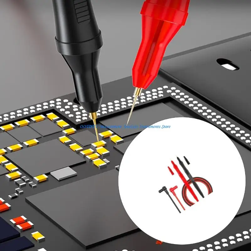 

Инструмент для тестирования мультиметра 367D, включая пружинные щупы, зажим, набор выдвижных пружинных кабелей для приложений с